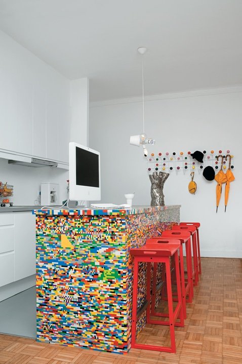 Lego kitchen island