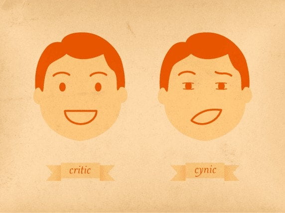 Criticism vs Cynicism